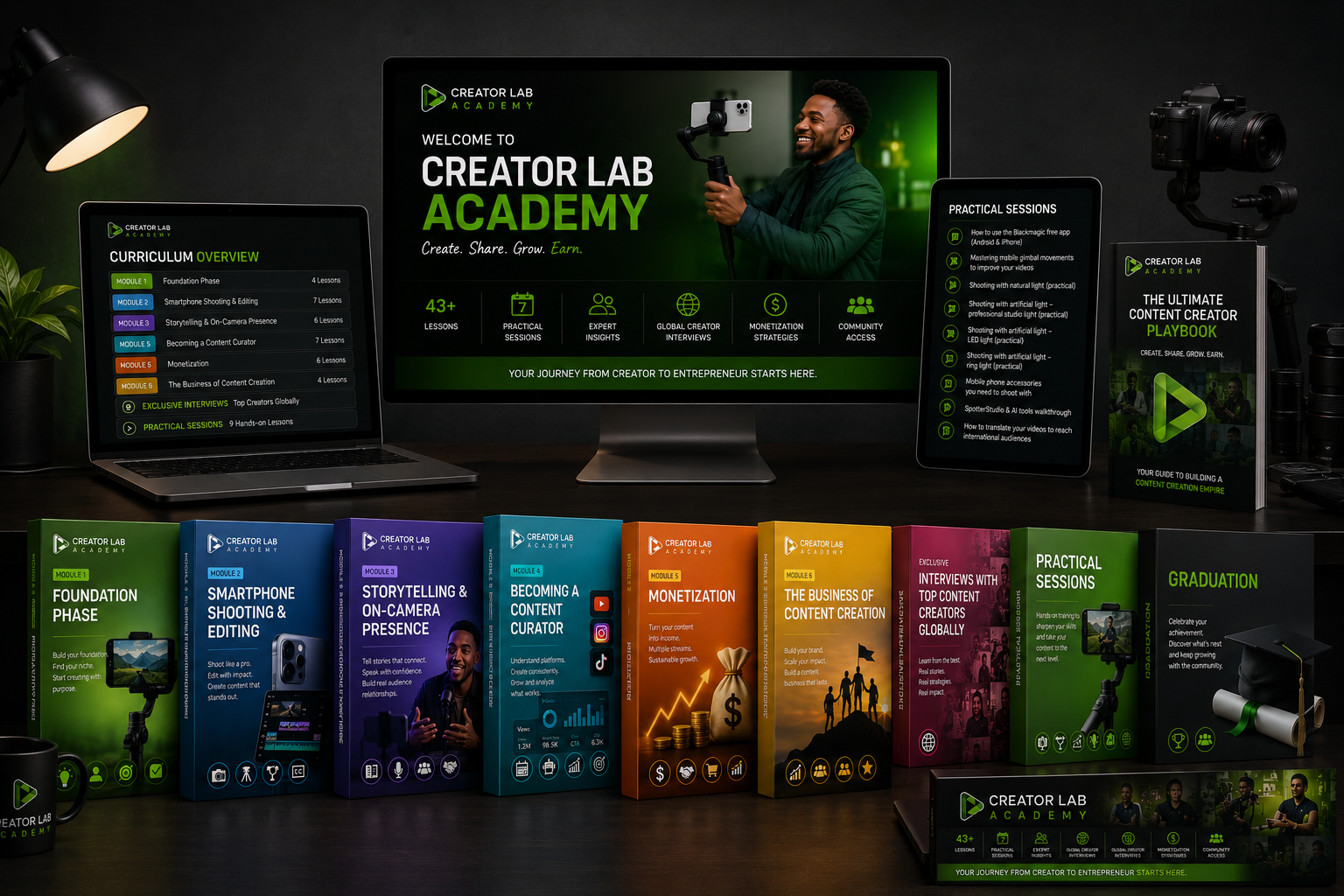 Creator Lab Academy Course Mockup